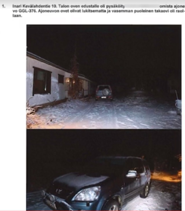 Talon pihaa ja surmaajan auto