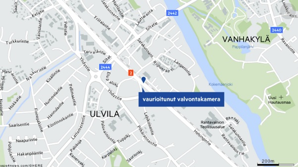 Kartta Satakunn Kansan artikkelista.