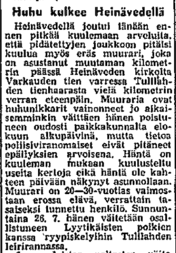 09.09.1959 Tulilahti huhuja Lyytikäiset muurari.jpg