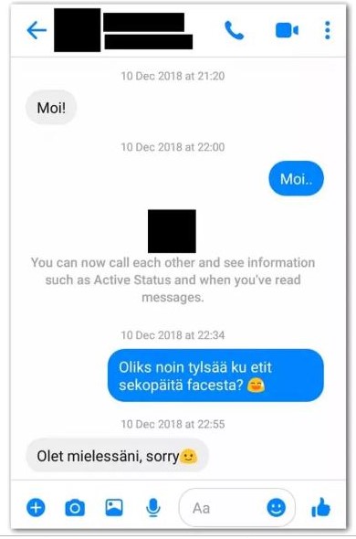 Ote lääkärin ja potilaan välisestä viestien vaihdosta.jpg