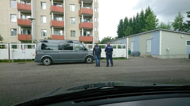 Lukijan kuva pian teon jälkeen. Toni Ajanti