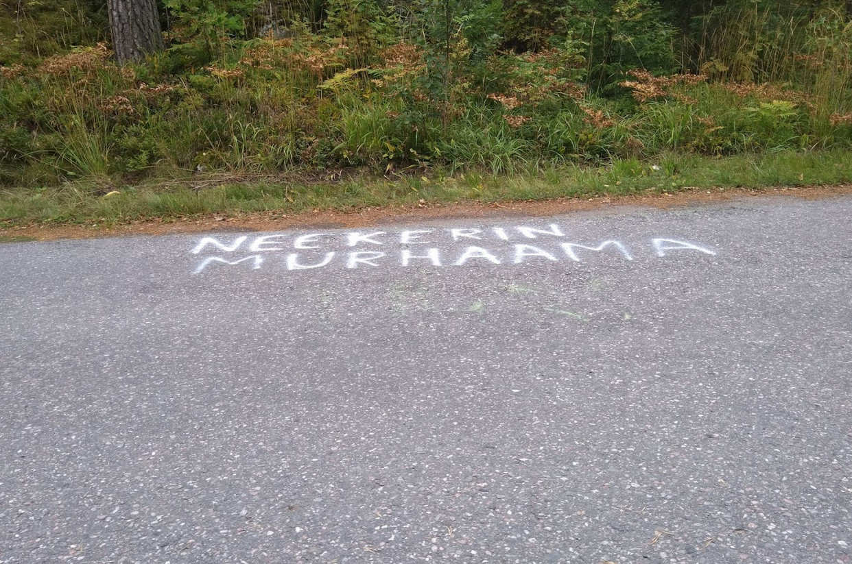 Katuosuus, jolla yliajo tapahtui
