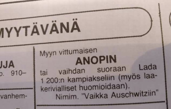 ladan kampiakselia kaivaten