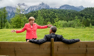 Merkel ja Noble-Obama, myös Merkel-hallinnon ministerit Obama-hallinnon kuuntelussa.jpg
