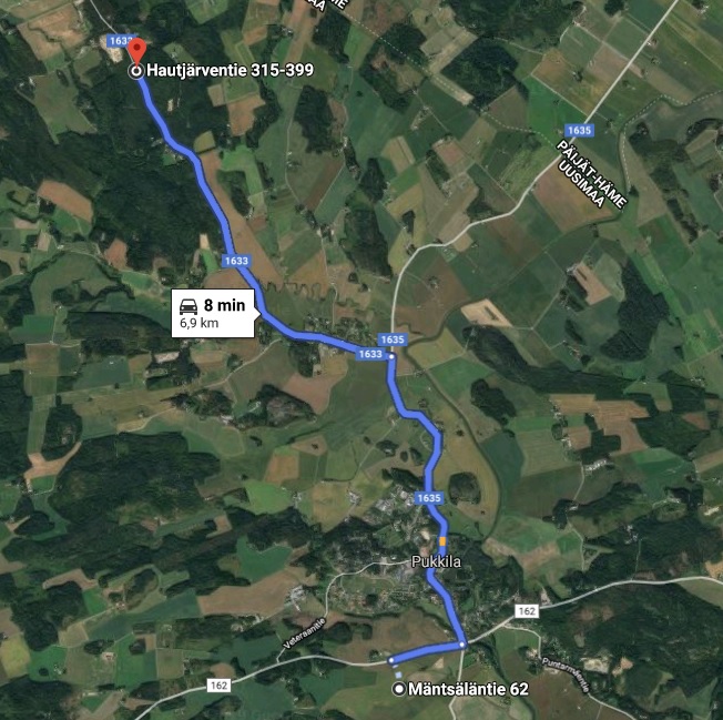 Kartta googlemaps.