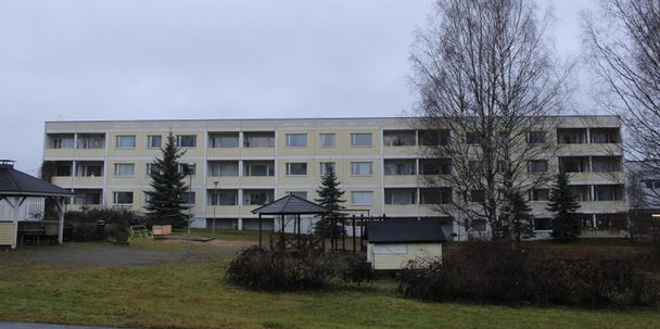 Henkirikos tapahtui kuvan vuokratalossa Jyväskylässä. Kuva Mika Rinne.