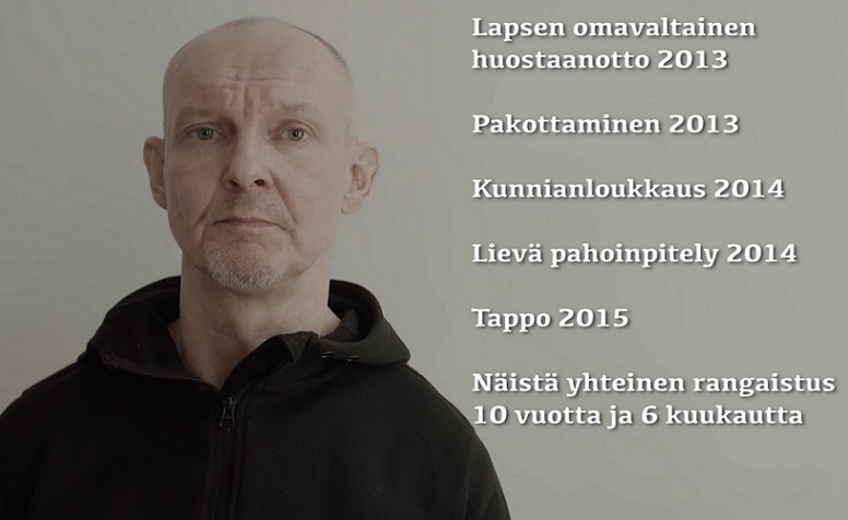 Kuvakaappaus ohjelmasta Rikollinen mieli.