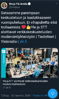 Tätä kutsutaan myös sensuuriksi: