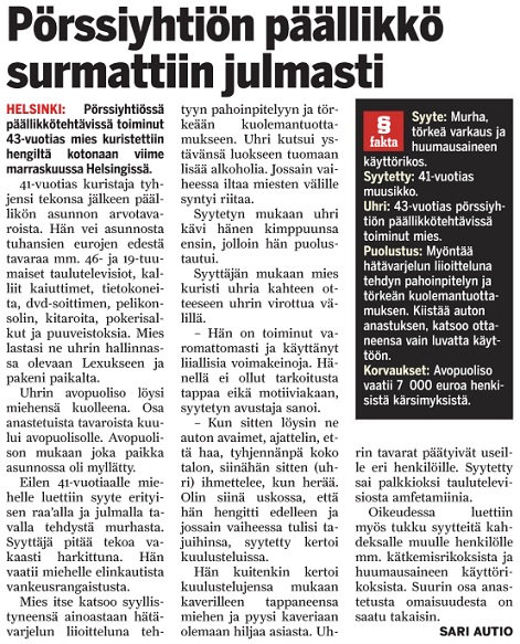 IltaSanomat 30.3.2011.